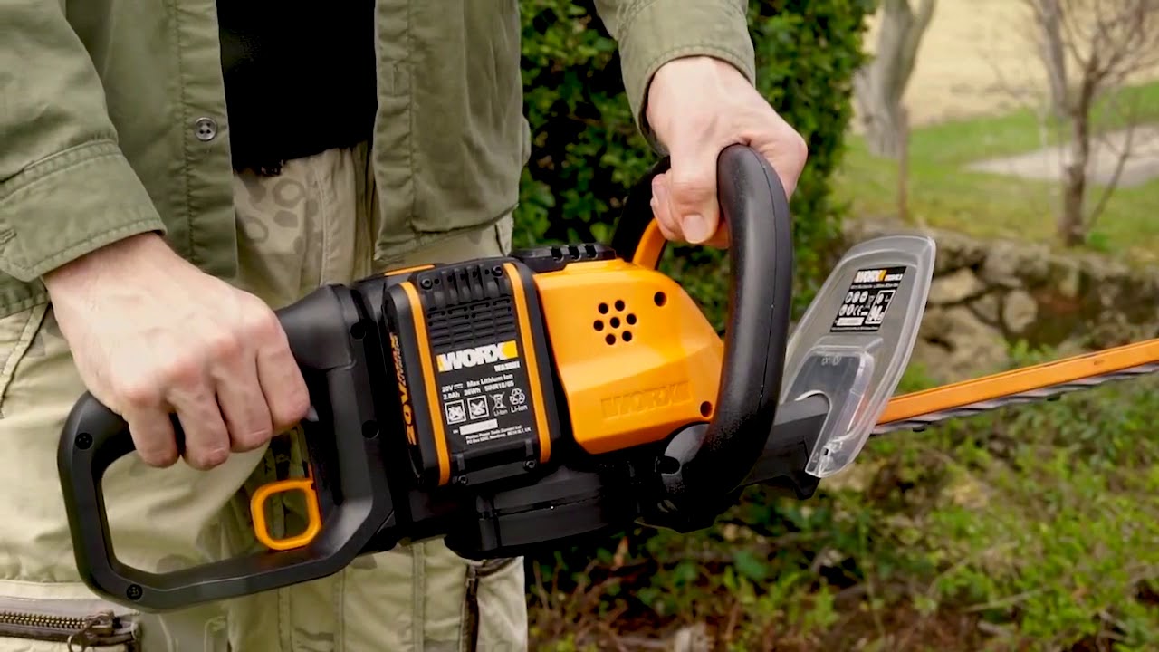 WORX WG284E Tagliasiepi tosasiepi a batteria 40V