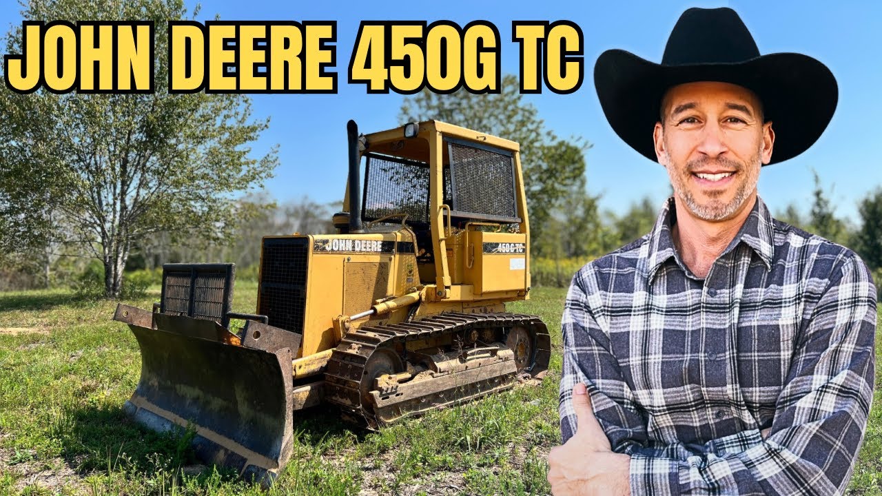 Бульдозер John Deere 450G TC преобразует наши земли | Бульдозер – это действие
