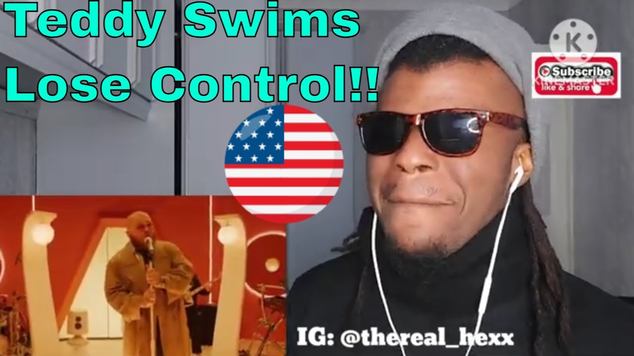 AFRICAN'S FIRST TIME REACTION TO Teddy Swims - Lose Control (Live) (SunShades Reactions)