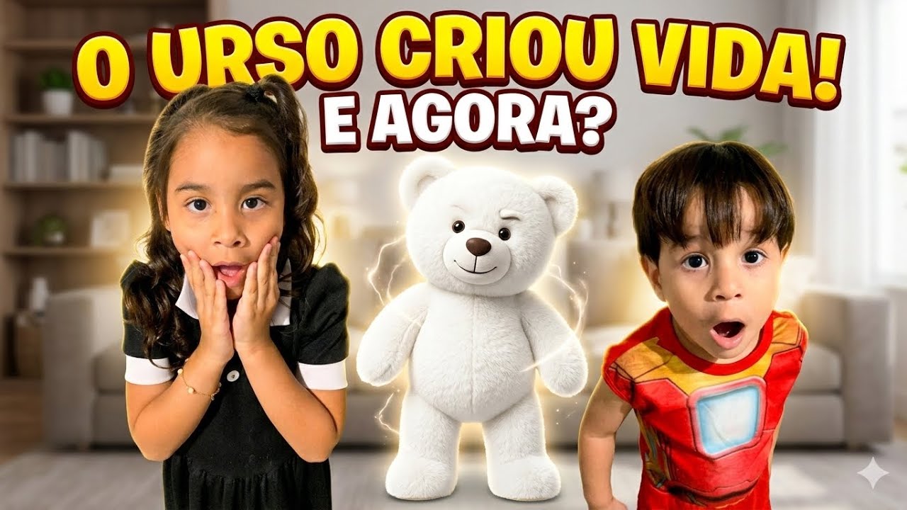 O MISTÉRIO DO URSO VIVO! (Pegamos ele no flagra!) 🧸
