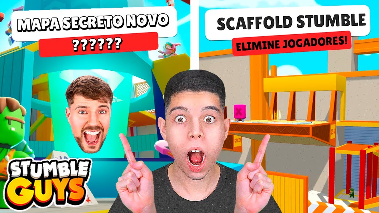 O NOVO MAPA SECRETO DO MR BEAST DA UPDATE DO STUMBLE GUYS FOI REVELADO!