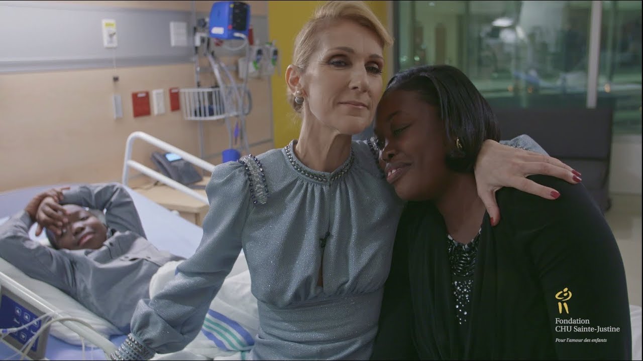 Céline Dion, la marraine à vie de Sainte-Justine, vous dit merci!