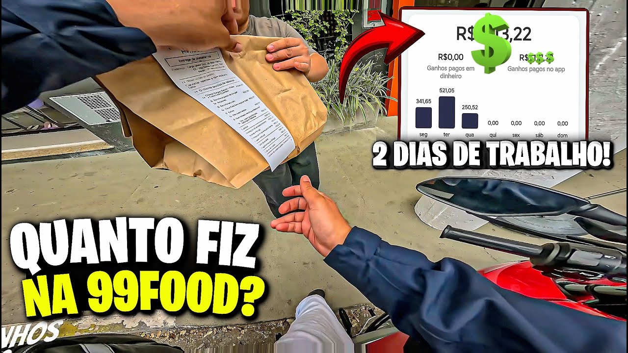 ROTINA DE MOTOBOY NA 99FOOD SENDO OL EM SÃO PAULO!! *2 dias de trabalho fiz minha semana* 😱😱