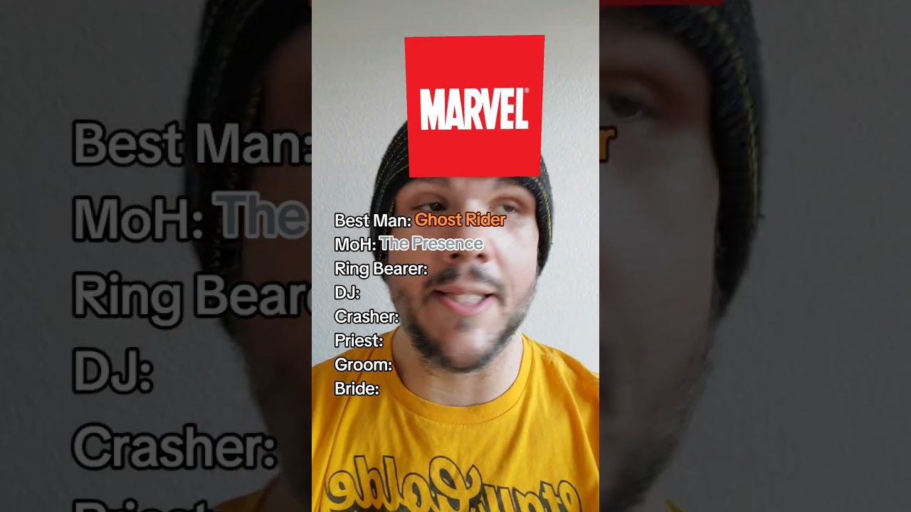 Marvel & DC Wedding
