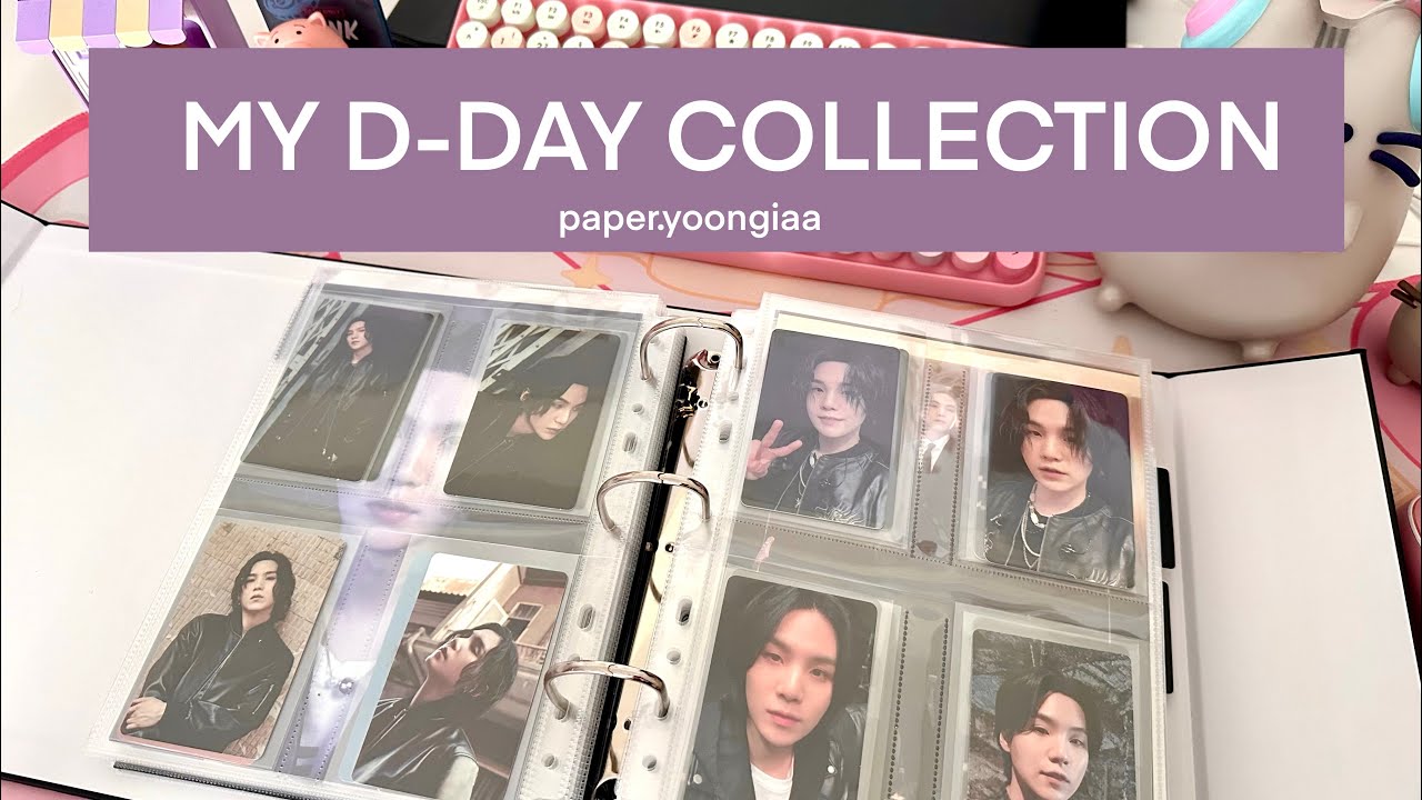 My entire Agust D D-Day collection - binder tour #kpop  #kpopphotocardcollection