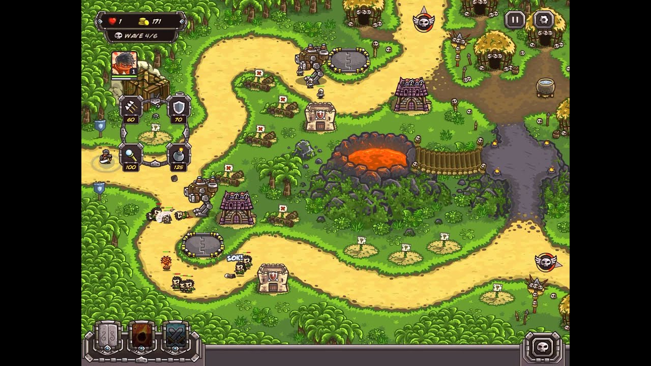 Kingdom Rush Frontiers Walkthrough / Ma'qwa Urqu / Heroic / Veteran / 1080p60