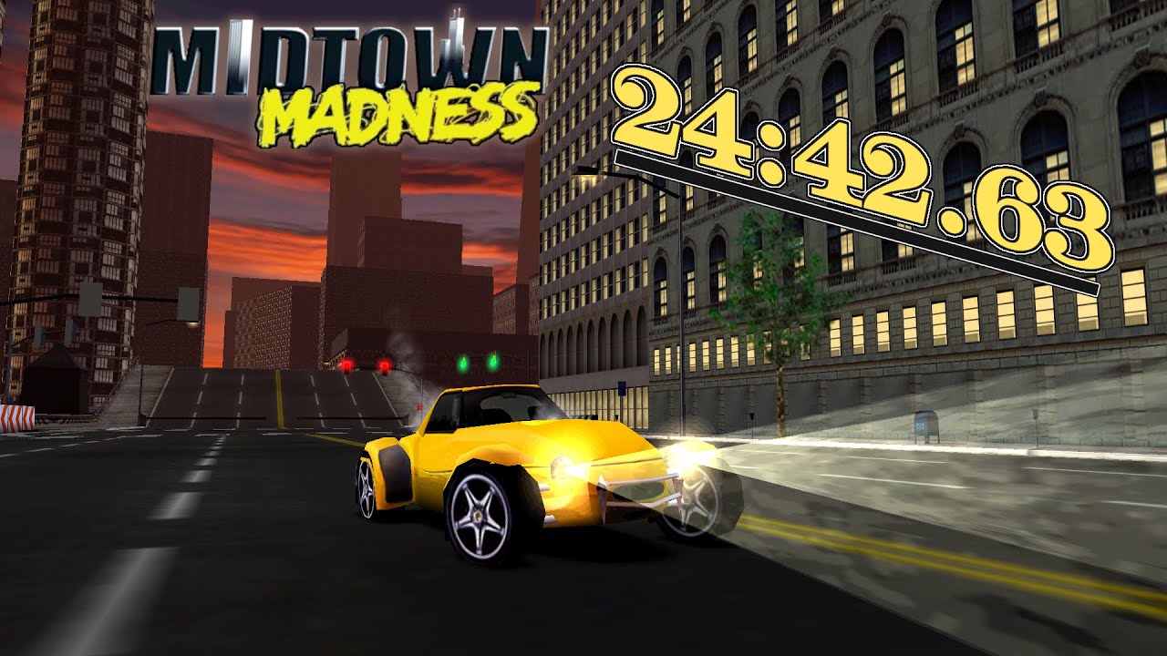 Midtown Madness: All Circuit Races Speedrun - Amateur 24:42.63 [World Record]
