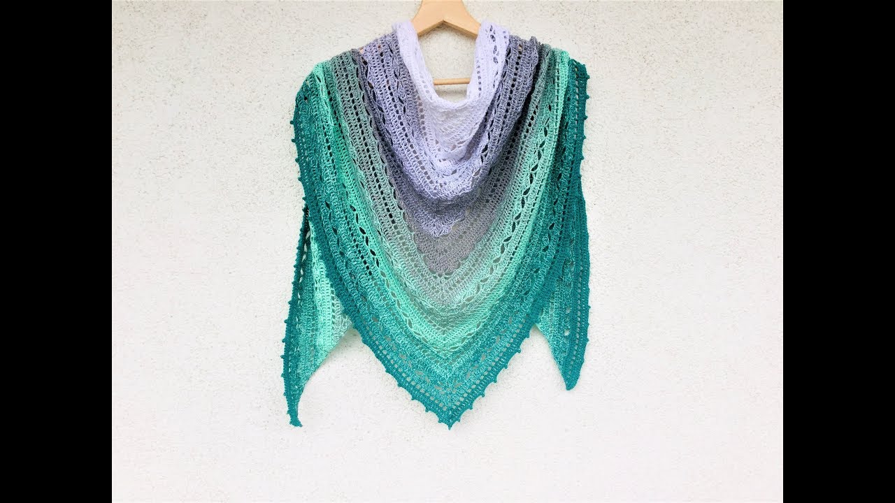 Bruinen Shawl - prosta chusta na szydełku