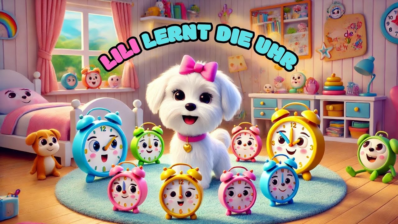 Kinderlieder:Die Uhr⏰ | Die Uhrzeit lernen | Kinderlied🐶