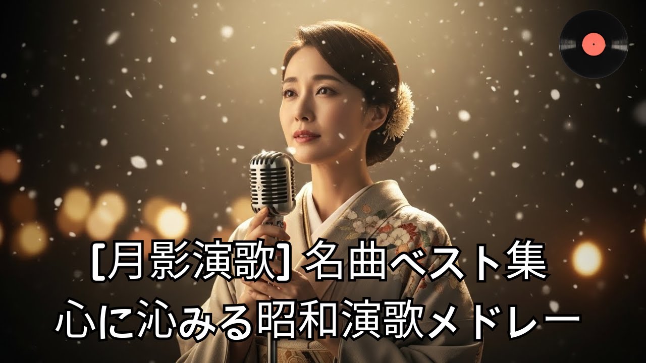 [月影演歌] 心に沁みる 昭和演歌 メドレー  #日本演歌 #名曲 #演歌#メドレー井昭和演歌 #悲しい歌 #昔の歌 #新曲演歌# 新曲 # 歌謡曲 #演歌歌謡曲 #演歌名曲メドレー#昭和の演歌