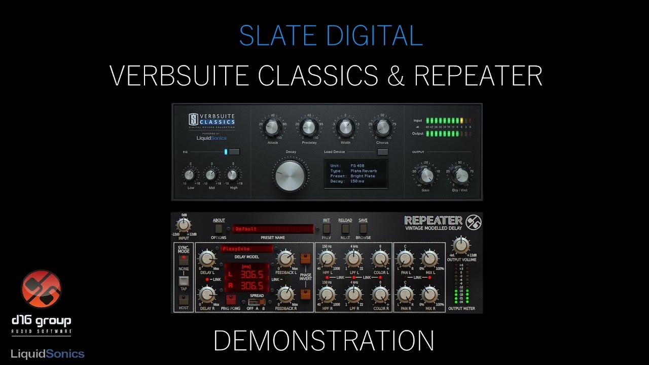 Slate Digital - Verbsuite Classics & Repeater demonstration