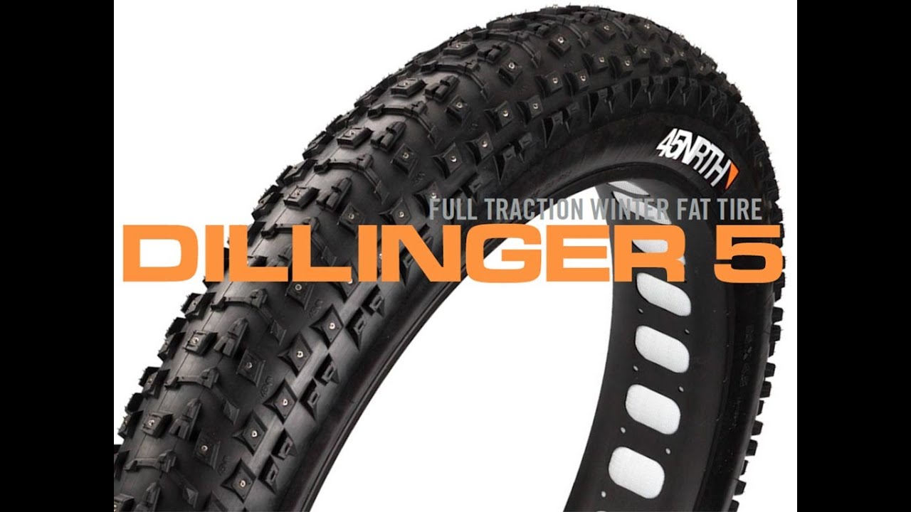 45NRTH Dillinger 5 Studded Tires Riding Impressions. Surly Moonlander Fat Bike.