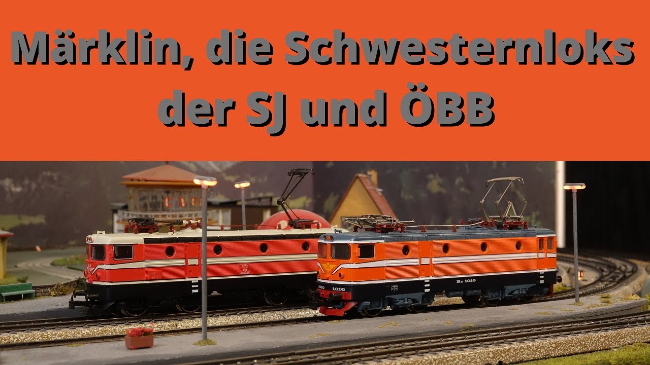 Märklin SJ und ÖBB, die Loks der BR RC und 1043, die 3043 von 1968 und 3043 von1973
