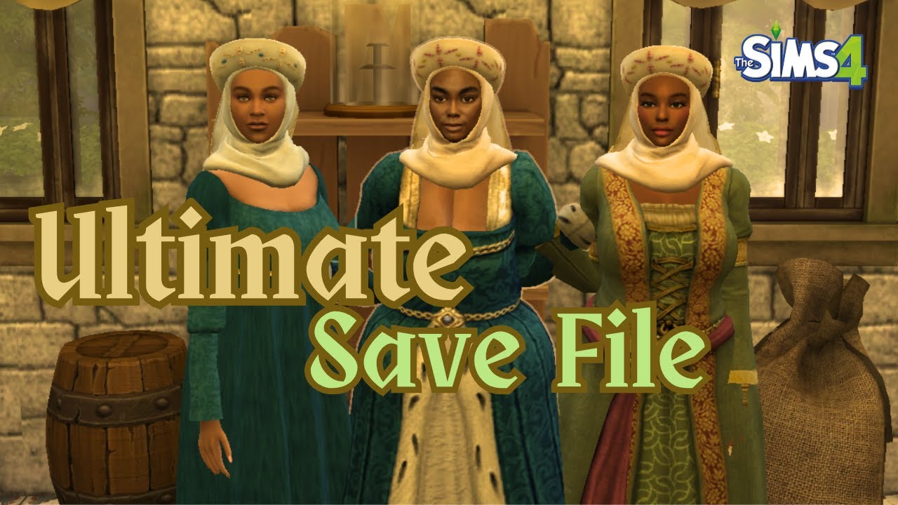 👑 I Tried this Medieval Save File and I’m Obsessed | Sims 4 save file by @divanthesimmer