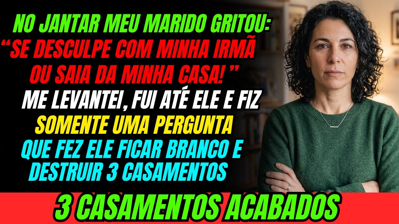 Meu marido gritou: Peça desculpas ou CAIA FORA AGORA!— Ele não fazia ideia de que eu ia Destruir...
