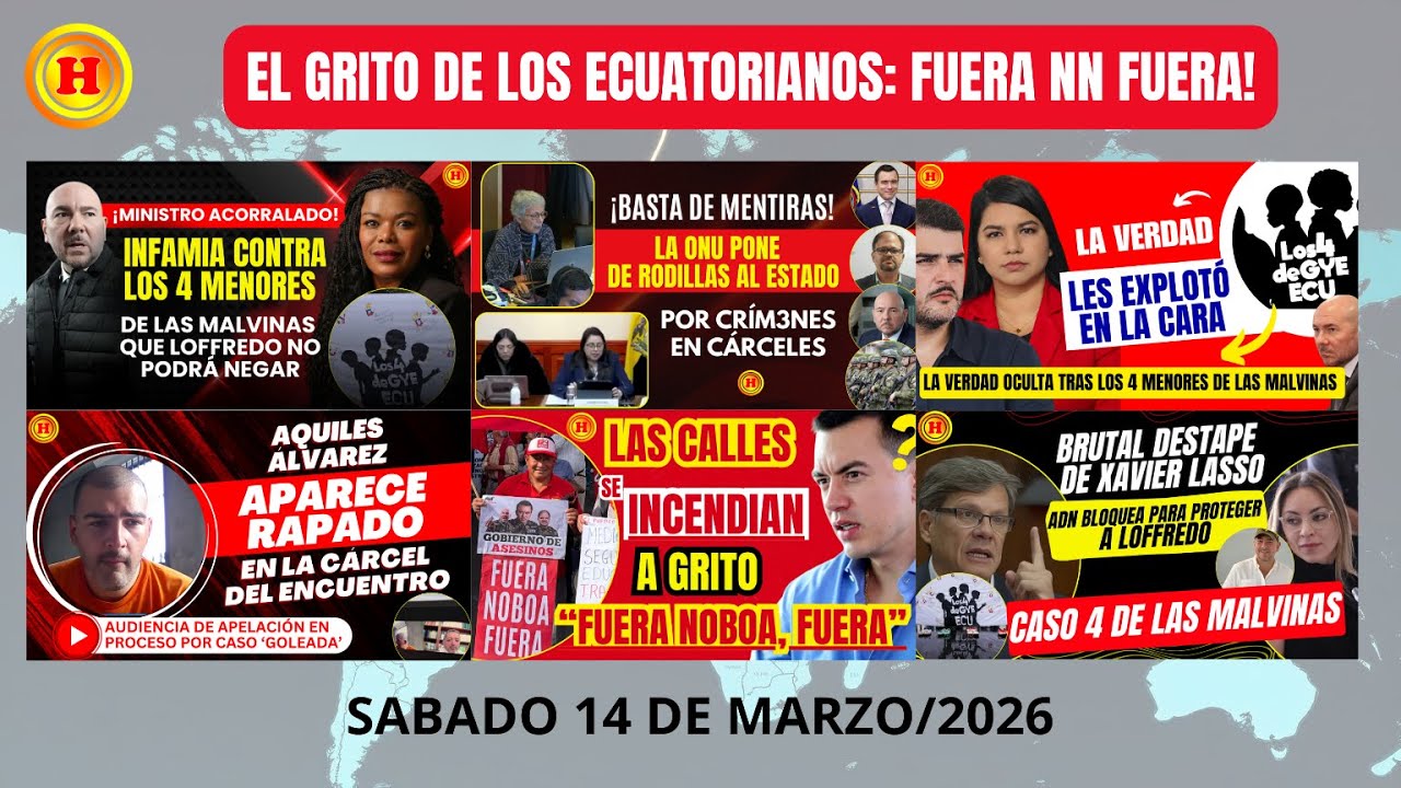 ¡ECUADOR ESTALLA EN LAS CALLES! MULTITUDES GRITAN “¡FUERA NOBOA FUERA!” Y EL PAÍS TIEMBLA