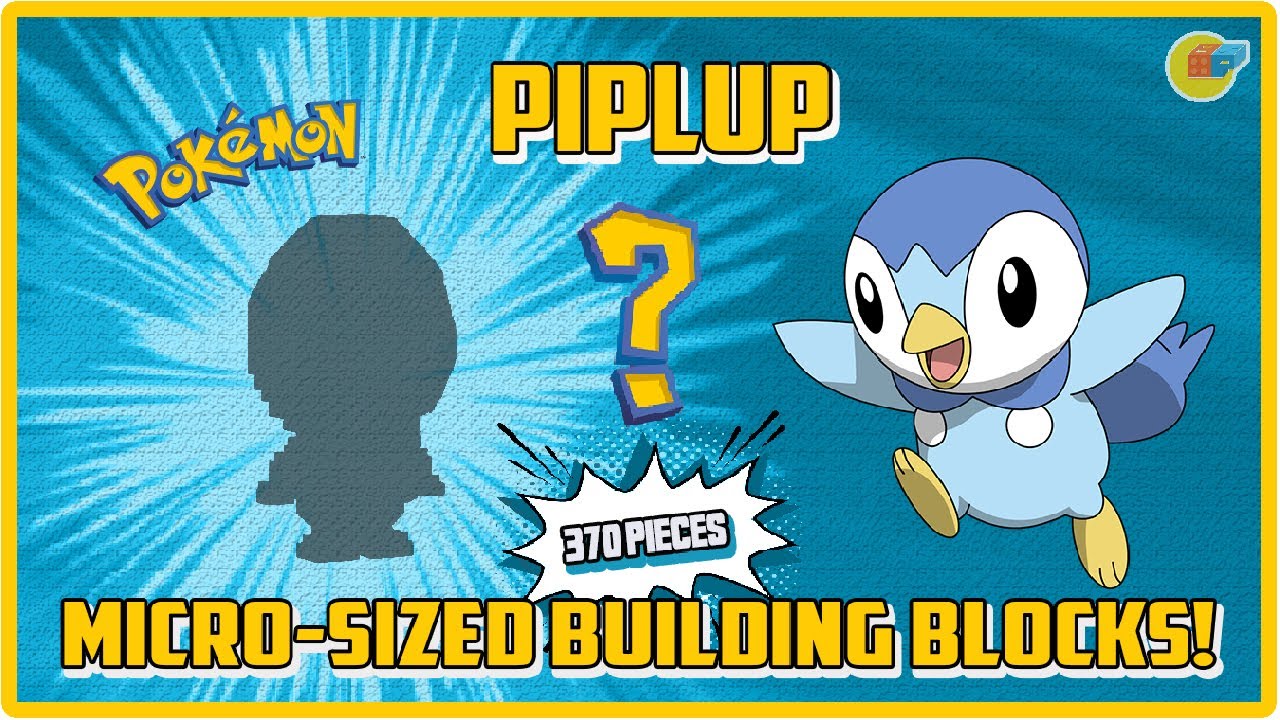 SINNOH POK&Eacute;MON STARTERS (GEN 4): PIPLUP NANO BUILDING BLOCKS MINI LEGO | BUILD AND PLAY