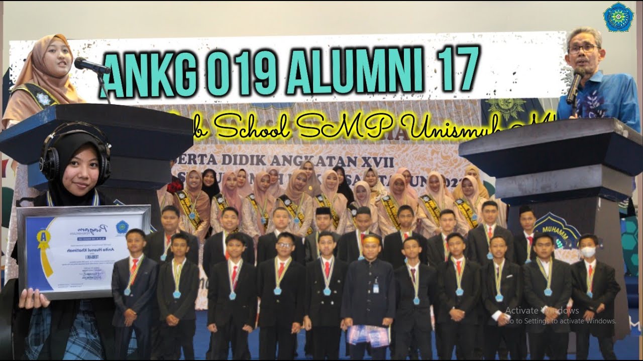 Penamatan angk 019 Alumni 17 SMP UNISMUH MAKASSAR