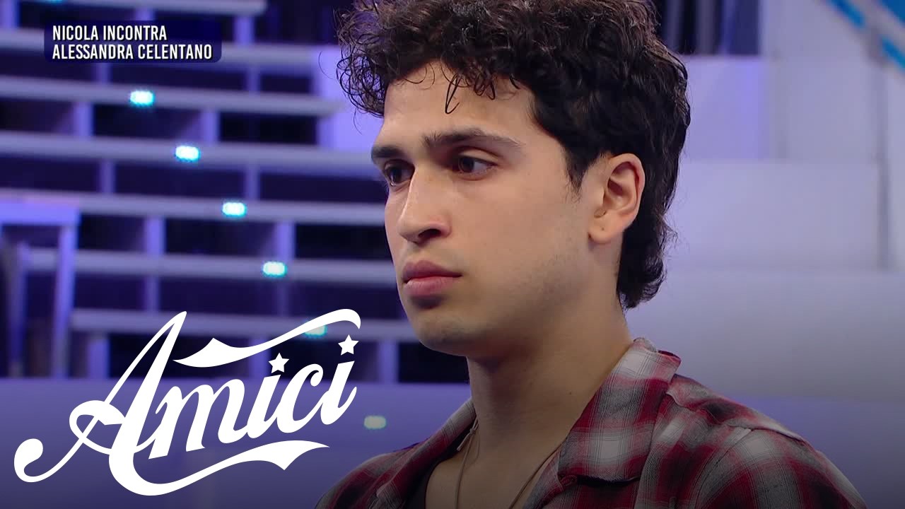 Amici 25 - Nicola incontra la maestra Celentano