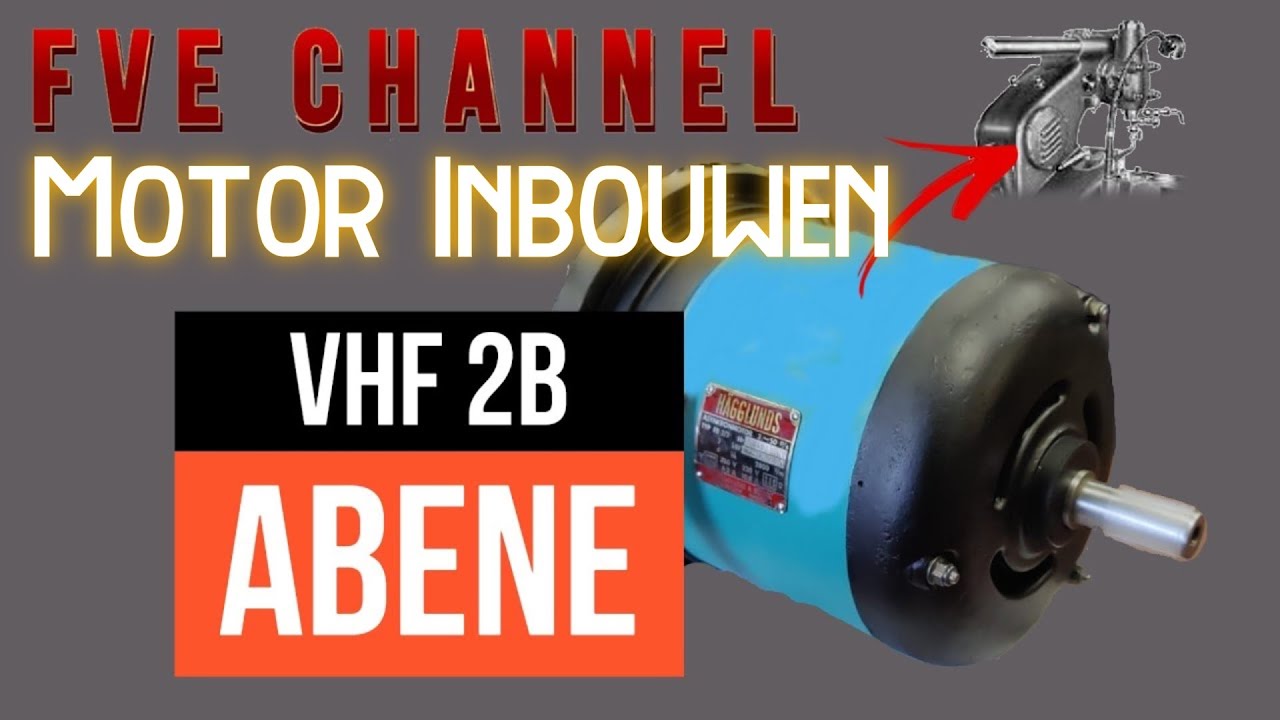 Abene VHF2B Spindel motor monteren \ testen