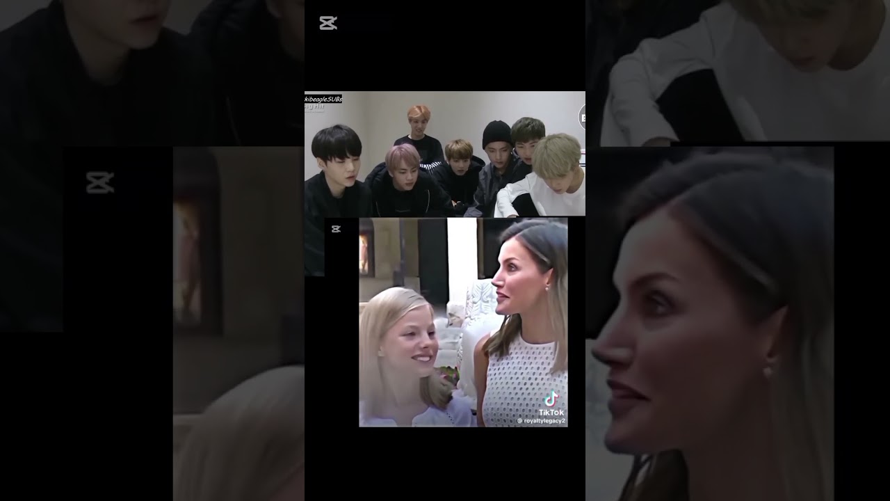 Bts viendo tiktok de la princesa de España Sofía