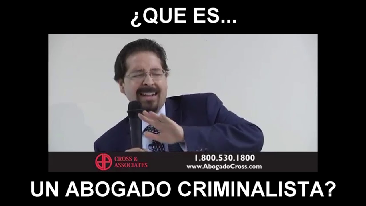 ¿Qué Es Un Abogado Criminalista?