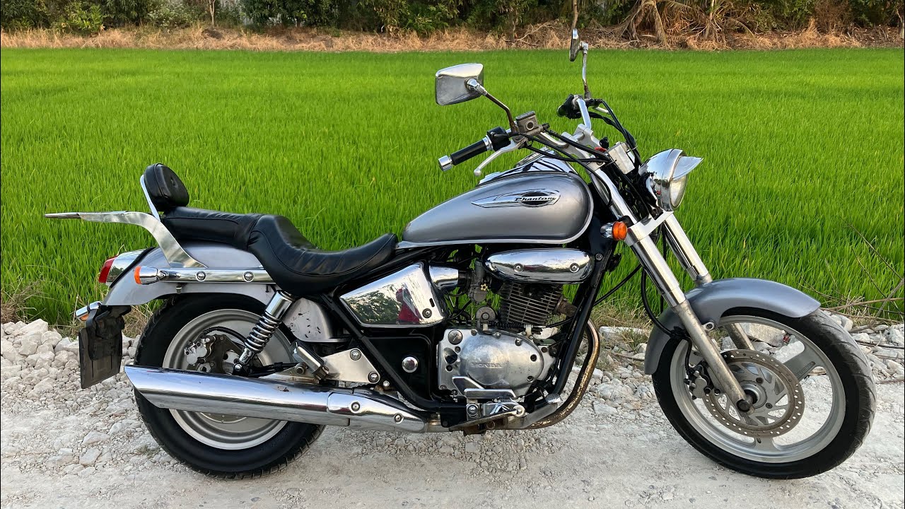HONDA PHANTOM 200  ทะเบียนแท้โอนภาษีเต็ม 27000 บาท  0614917928