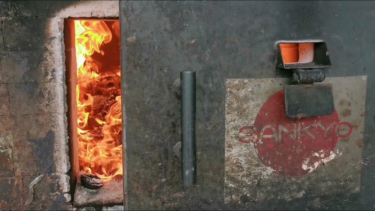 5 minutes Sankyo Incinerator tanpa asap!
