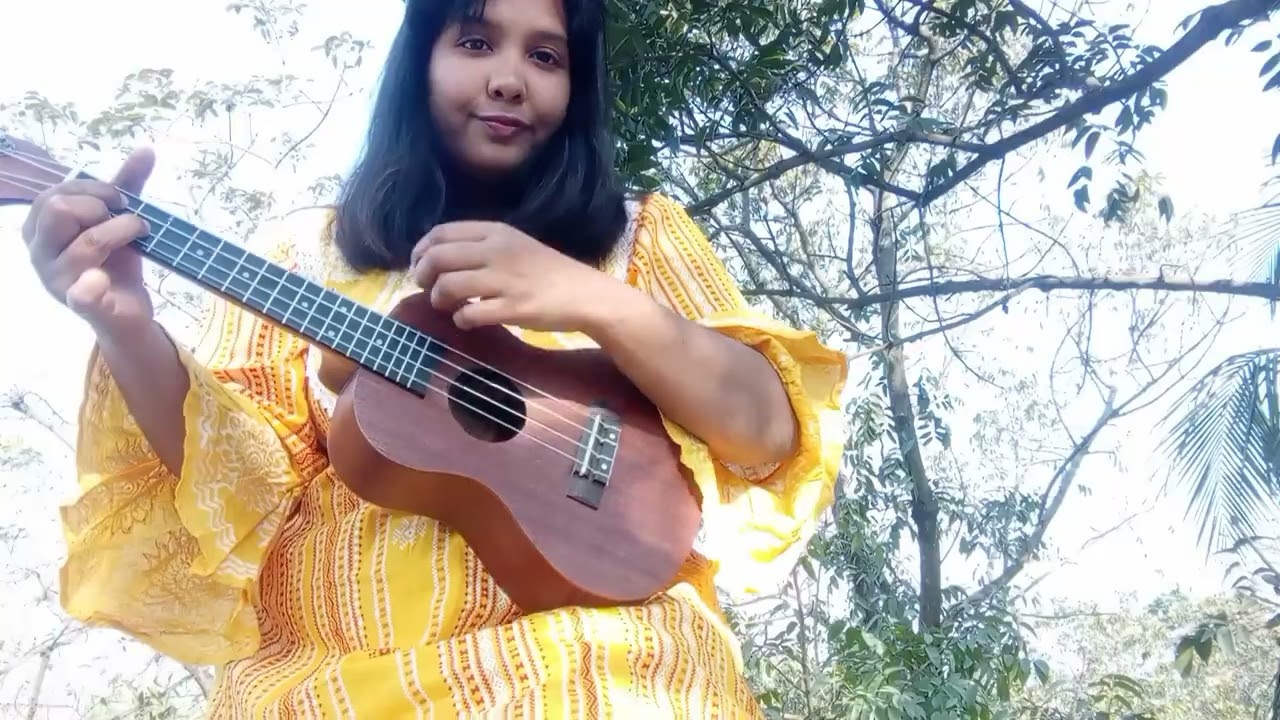 Boshonto Eshe Geche || Lagnajita Chakraborty || Anupam Roy || Chotushkone ||	 ukelele cover 