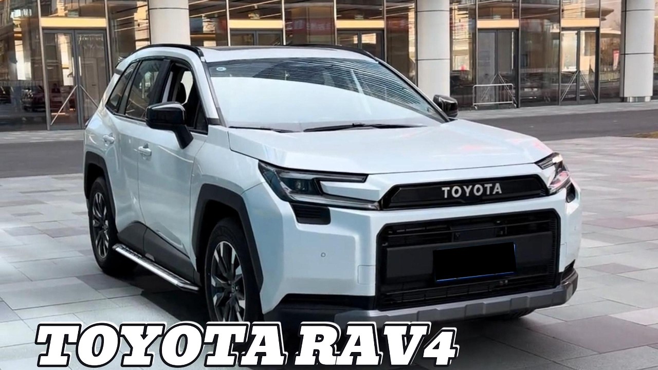 TOYOTA RAV4 2026 года: белый, прочный и оснащенный множеством технологий.