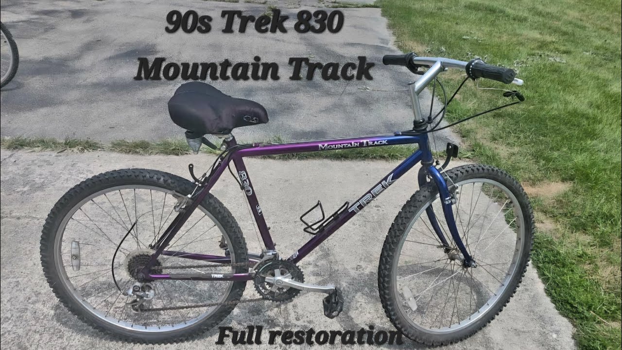 Trek 830 Mountain Track full restoration/start to finish/vintage MTB RestoMod