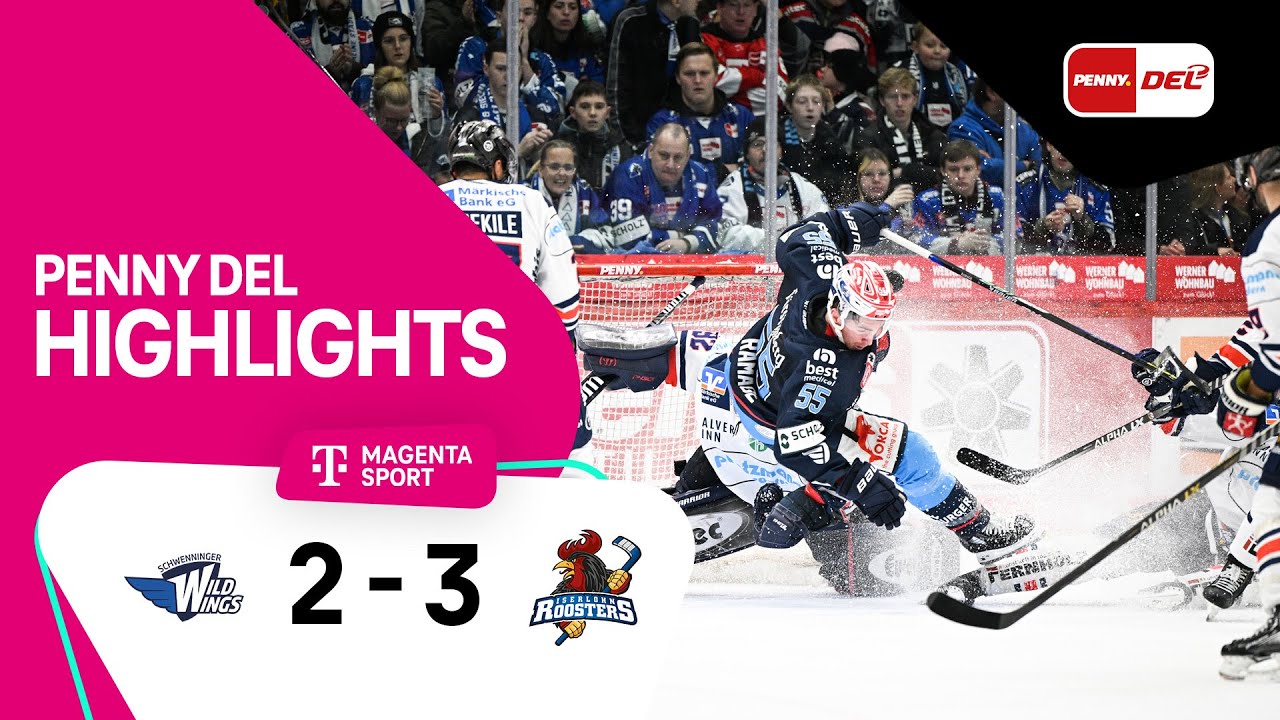 Schwenninger Wild Wings - Iserlohn Roosters | Highlights PENNY DEL 22/23