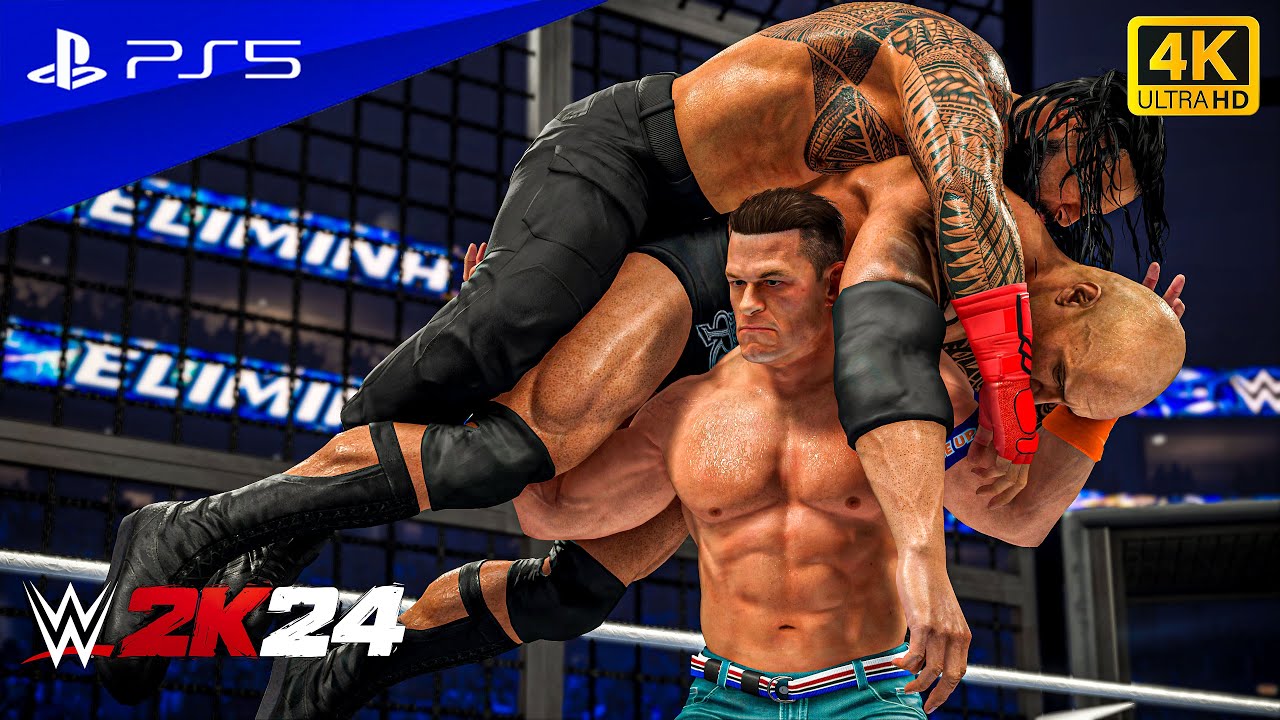 WWE 2K24 — Легендарный матч «Elimination Chamber» | PS5™ [4K60]