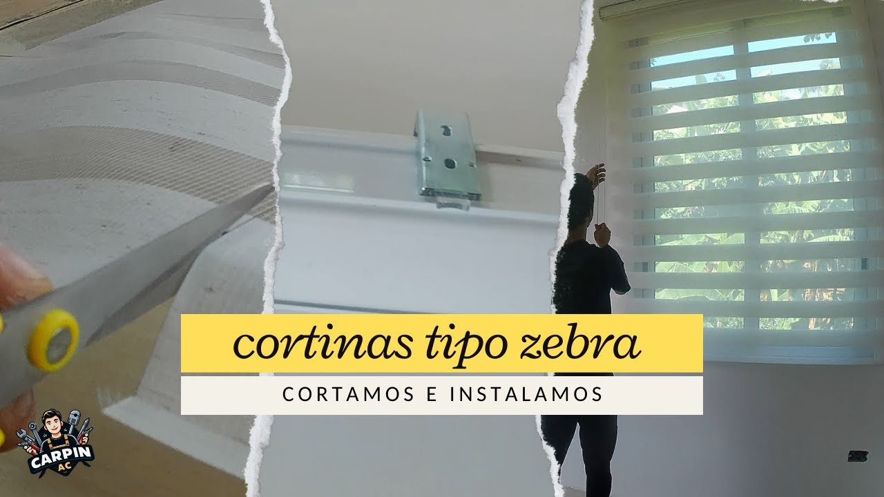 Cómo Cortar e Instalar Cortinas Zebra Roller Duo ¡Fácil y Rápido! ✨