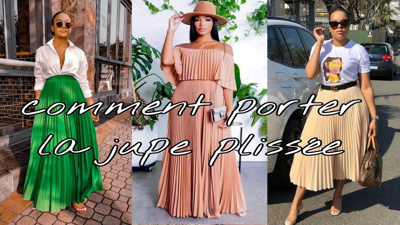 Comment porter la jupe pliss&eacute;e | Id&eacute;es look #jupepliss&eacute;e