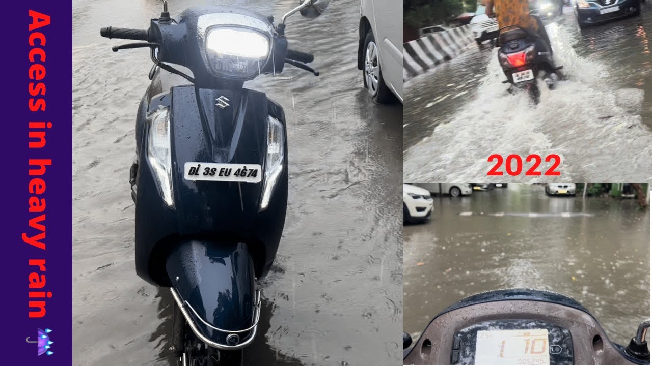 Access 125 Bs6 Performance In rainy season ☔️|| Review