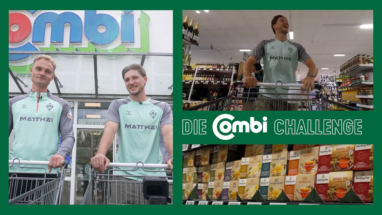 Shopping Challenge mit Niklas Stark & Amos Pieper | Werder Bremen X Combi