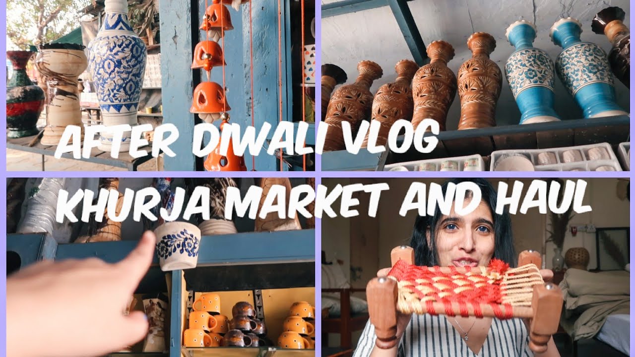 After Diwali Vlog | Khurja market tour and haul |