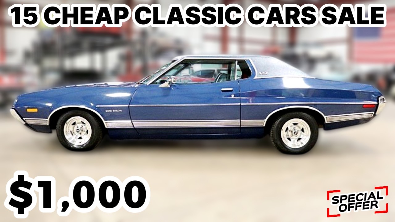OMG! 15 Classic Cars for Sale CHEAP You WON'T Believe!!