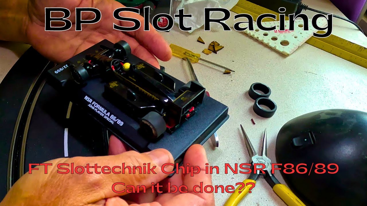 NSR 1:32 scale F86/89 vs. FT Slottechnik chip for Carrera. Install, tips and issues encountered.