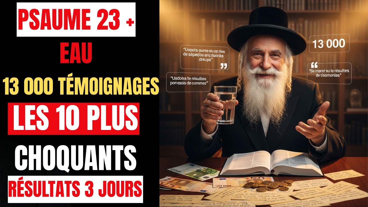 PSAUME 23 + EAU : Les 10 Témoignages Qui Ont CHOQUÉ 13 000 Personnes (Résultats En 3 Jours)