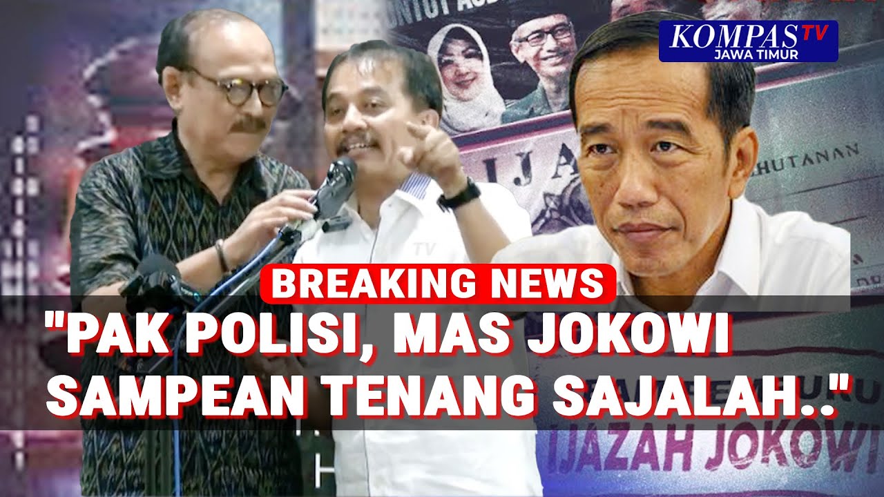 Eros Djarot  & Roy Suryo Bicara Blak-blakan soal Ijazah Jokowi: Roy, Sudah Lihat Skripsinya Jokowi?