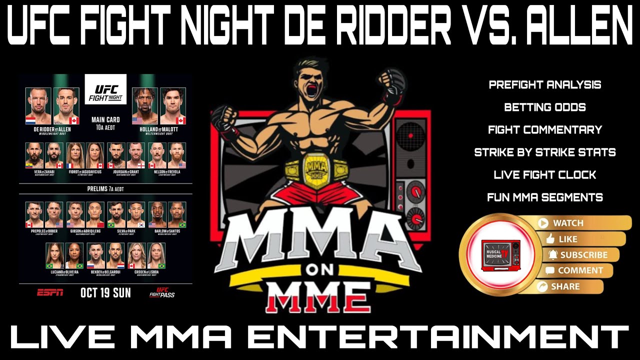 MMA ON MME: UFC FIGHT NIGHT COMMENTARY, REPLAYS + MORE 