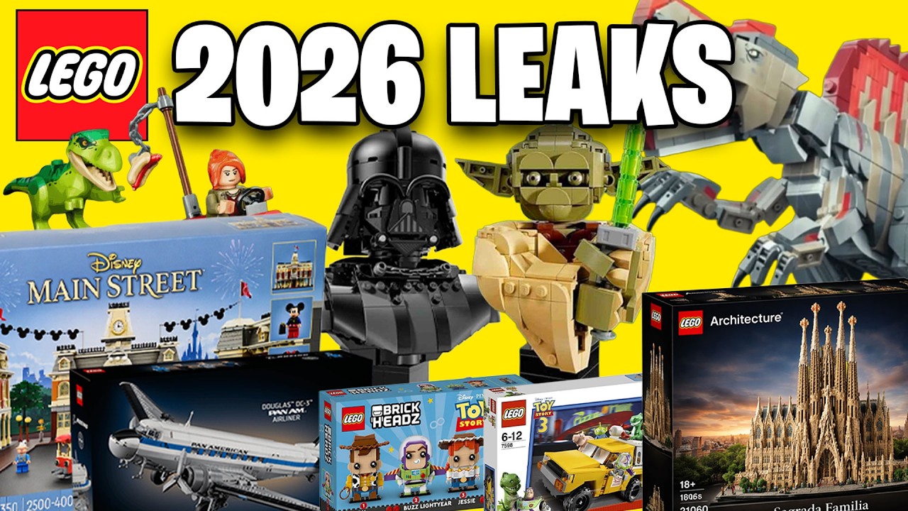 INSANE NEW LEGO LEAKS! Star Wars Busts, Architecture, Disney, Toy Story, Jurassic Park & More!