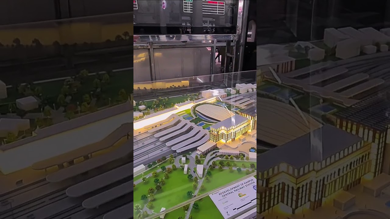kanpur central railway station redevelopment project #kanpur #rail