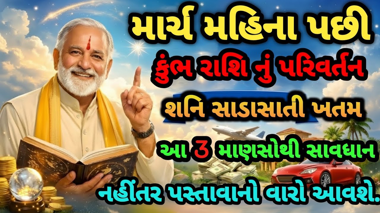 કુંભ રાશિનું નસીબ પલટાશે! માર્ચમાં આવશે મોટો વળાંક કુંભ રાશિના જાતકો ને મળશે બહુ મોટો લાભ| Rashifal 