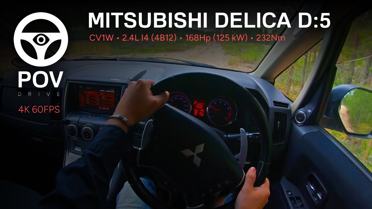 2006 JDM Mitsubishi Delica D5 POV Drive | OffRoad/Cruise | 4K 60FPS