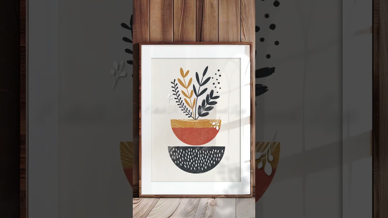 Looking to Elevate Your Art? Try This Wooden Frame Mockup!