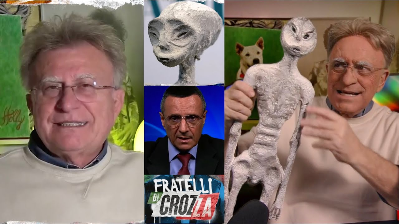 Crozza Red Ronnie 21.11.25 ET, Spielberg, alieni, frequenze nocive, Pier Giorgio Caria