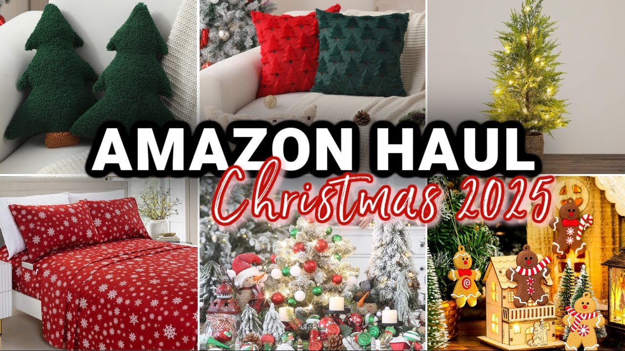 РОЖДЕСТВЕНСКИЙ ДЕКОР AMAZON 2025 | Лучшие рождественские декорации Amazon, которые вы не захотите...